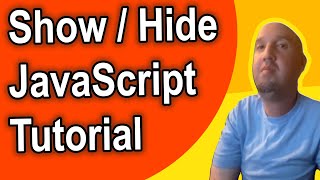 Show and Hide (toggle Element) Tutorial - JavaScript and HTML