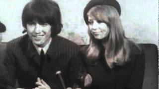 Beatles member, George Harrison and Patti Boyd in an interview on their wedding