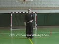 iaido 全日本剣道連盟居合　五本目　袈裟切り　 kesagiri