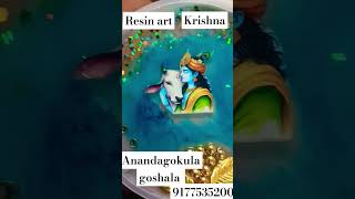 Creating Divine Krishna Art with Epoxy Resin