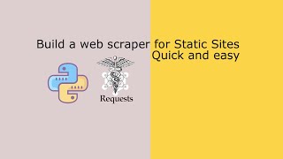 Python web scraping tutorial for beginners | Static Sites 2020