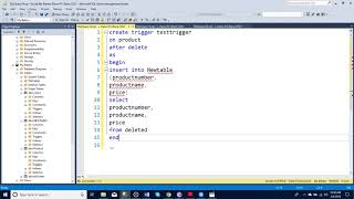 How to create a more complex trigger in SQL server manager