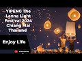 LoyKrathong Festival 2024 in Chiang Mai Thailand,  Yiping the Lanna Light Festival