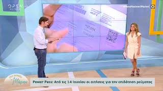 Power Pass: Από τις 14 Ιουνίου οι αιτήσεις για την επιδότηση ρεύματος | OPEN TV