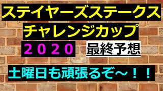 【ステイヤーズステークス　チャレンジカップ　最終予想】土曜日も取りたいで～す。