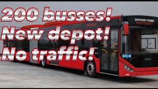 200 NEW BUS IN TBILISI! New depot and no traffic! | TTN #2 | დიდი თბილისის ავტობუსის სიახლე!