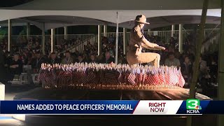 36 names added to Sacramento memorial honoring officers killed in the line of duty