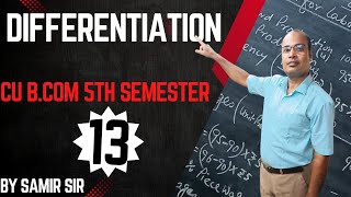 Differentiation | Advanced Business Mathematics | for commerce