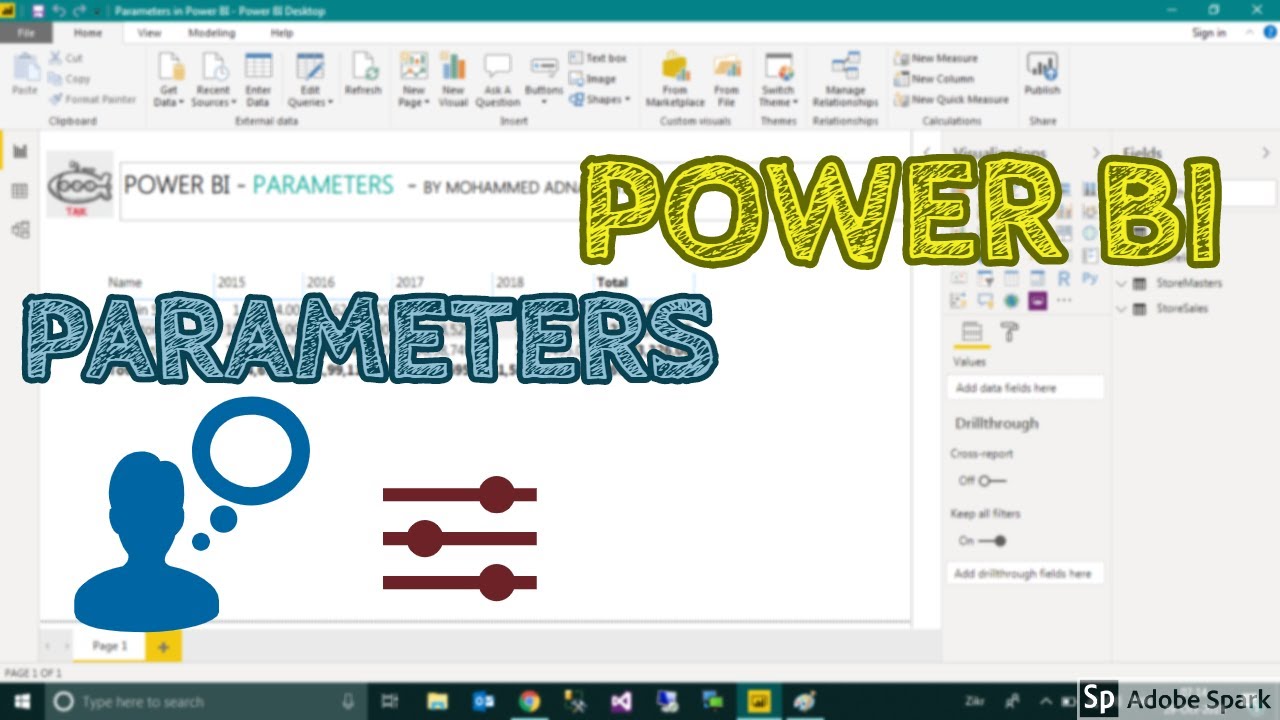 Parameters In Power BI Power Query Editor TAIK18 (3-14) Power BI - YouTube