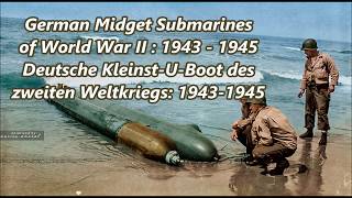 German Midget Submarines of WW2 - Deutsche kleinst U-Boote ( Relic's )