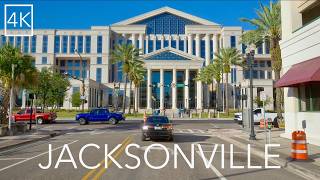 Jacksonville Florida City Drive 4K - Driving Florida's Largest City - Jax
