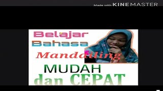 Bahasa mandailing mudah dimengerti (part 1)