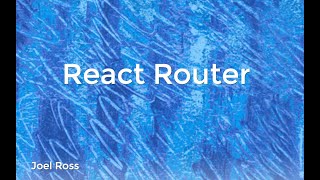 INFO 340 - React Router