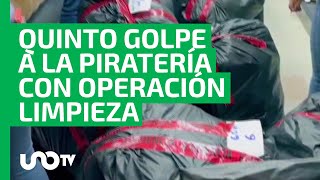 Dan quinto golpe a la piratería y al contrabando con Operación Nacional Limpieza