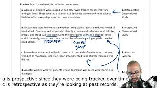 1D Observational Studies and Experiments Fixed