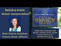 Water Conservation, Deirdre A Irwin