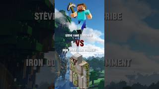 Iron Golem Vs Steve And All Mobs ❤️😀 #short #shorts #ytshort #minecraft #minecraftshorts #viral