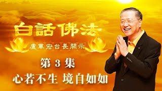 【第3集】白话佛法开示 | 心若不生 境自如如（卢军宏 卢台长 心灵法门）中英文字幕