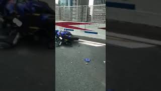 【衝撃事故】大阪環状線 バイク転倒 無事を祈ります