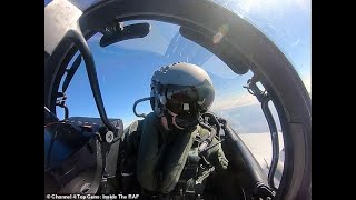 Dramatic moment RAF fighter pilot is buzzed by three Russian jets