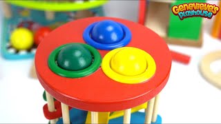 Teach Kids with Fun Preschool Toy Ball Pounding Benches!