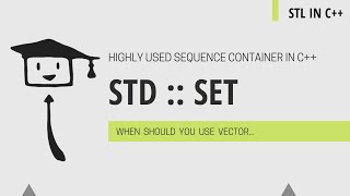 std::set In C++