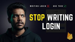 Stop Building Login Systems Manually — Firebase Does This Better