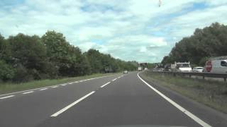 Long Traffic Queue After An Accident on the A14 - Seen From the DashCam #8