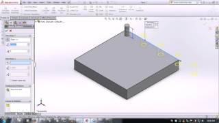 How to use Solidworks 2013 Linear Pattern