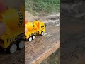 😮 construction truck in the water #youtubeshorts #trending #viralvideo #review #automobile #shorts