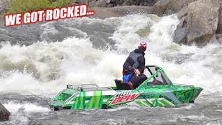 I Almost Sank My Supercharged Mini Jet Boat In One Of Idaho’s Most Legendary Rapids!!!