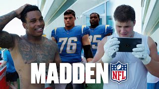 NFL Rookies React To Madden 25 Face Scans | LA Chargers