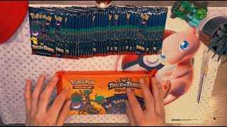 ASMR Pokemon TCG Unboxing 🎃 Trick Or Trade Bundle 👻 2024 ( Warm Light )