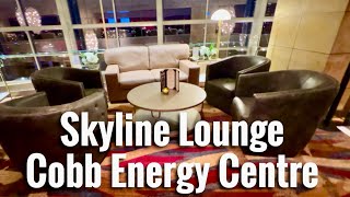 Inside the Skyline Lounge -  Cobb Energy Centre Atlanta Georgia