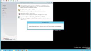 SQL 2012 SP1 - Creating a two node Failover Cluster