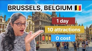 Brussels, Belgium by walk: Top 10 must visit spots to explore in 1 day I Europe travel