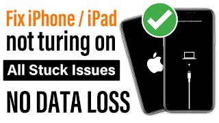 How to Fix iPhone/iPad Not Turning On (No Data Loss) Fix Stuck on Recovery Mode,Apple Logo,Boot Loop