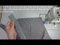 making an apron how to finish an apron curve without in bias