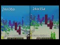 minecraft：24w36a快照更新内容介紹。破基岩修復了，海豚幼年個體實裝了。