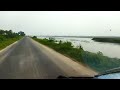 natore to atrai naogaon road beautiful natural green road in bangladesh