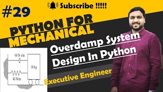 Vibration in Python | Python for mechanical engineer | Python Basic Tutorial