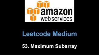 Leetcode 53. Maximum Subarray (blind 75 dp)