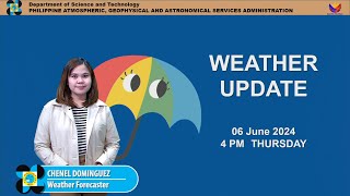 Public Weather Forecast issued at PM | June 6  2024 - Thursday