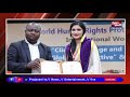 మహమ్మద్ ఫర్హ నుworld human rights protection commission whrpc వారు గౌరవ డాక్టరేట్ తో సత్కరించారు