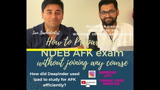 Self-study for NDEB AFK exam (score 91) without joining any course- IPAD use for digital notetaking