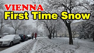 Vienna's Best Magical Snow Walk, 10th District | Vienna Winter Walk 2024 | 4K