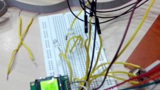 morse code and accelerometer using avr