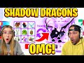 We Trade Only For SHADOW DRAGONS in A RICH Server! Roblox Adopt Me!