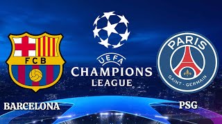 🔴 [Trực Tiếp] Barcelona vs PSG Champions League 2020/2021||Pes17