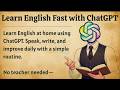 Use ChatGPT to Speak English Fluently | Daily Practice Method | Improve Your English Fluency ✅️